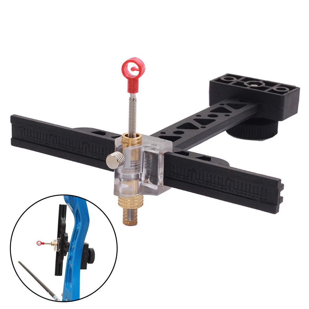 T-Sight for Recurve Bows Arrow Hall Mounting Function ABS Plastic Sight for Traditional Recurve Bow Target Practice
