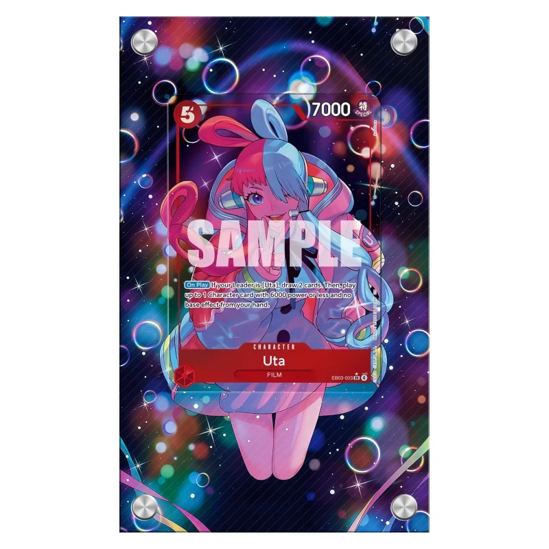 Anime Art Display for ONE PIECE Uta Memorial Collection Anime Games Expand Art Acrylic Protective Case Keychain Evaluation Level view 5