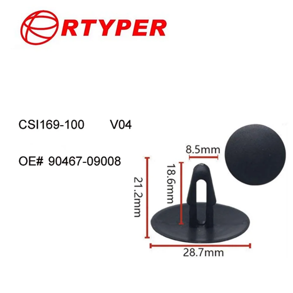 Hood Buckle Hood Insulation Retainer Clips For Toyota OE# 90467-09008