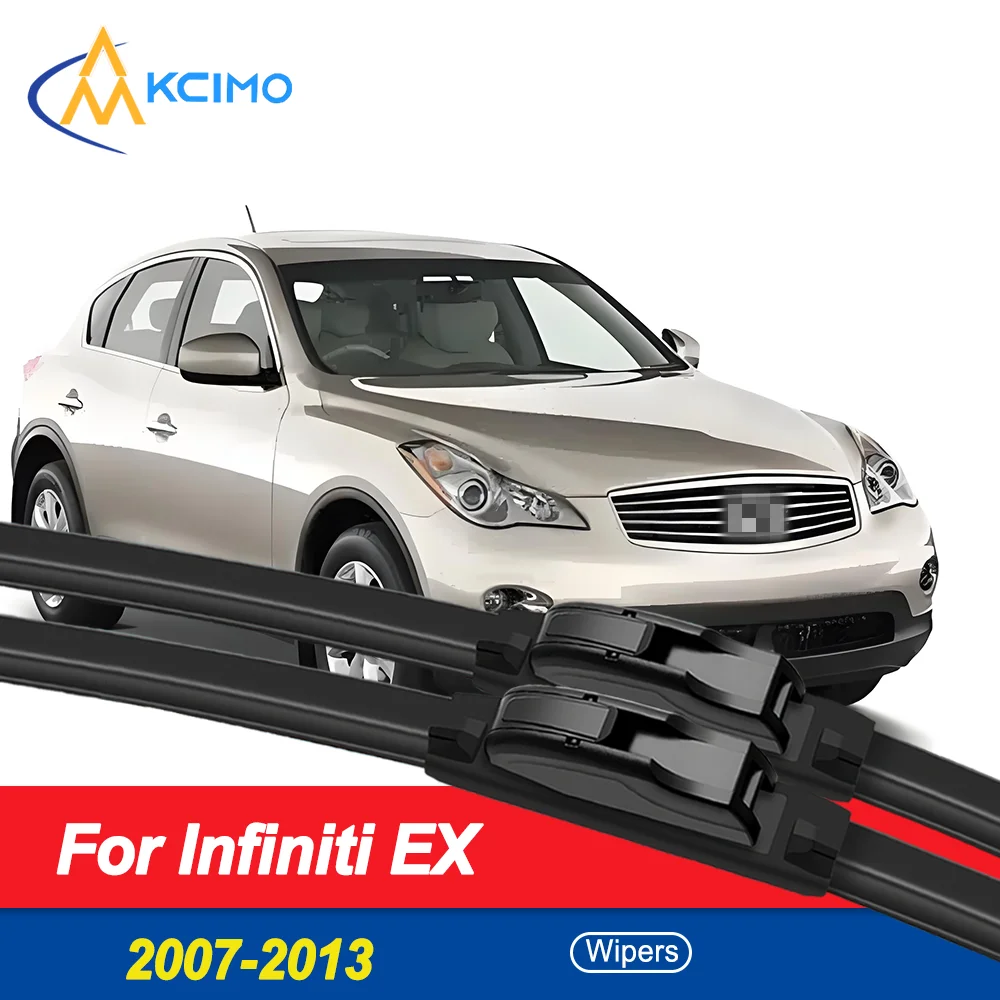 

2PCS New Wiper Blades for Infiniti EX J50 2007-2013 Front Windshield Auto Wipers Blade Accessories 2013 2012 2011 2010 2009 2008