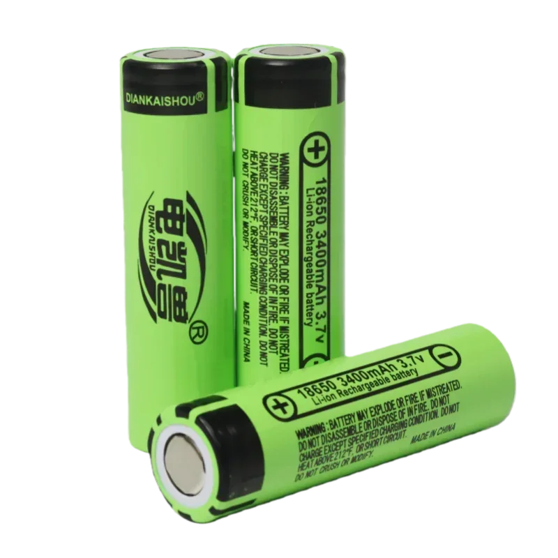 18650 3400mAh 4-400pcs جديد DIANKAISHOU بطارية قابلة للشحن 3.7 فولت 3C تفريغ بطاريات عالية الطاقة للأجهزة عالية الطاقة #4
