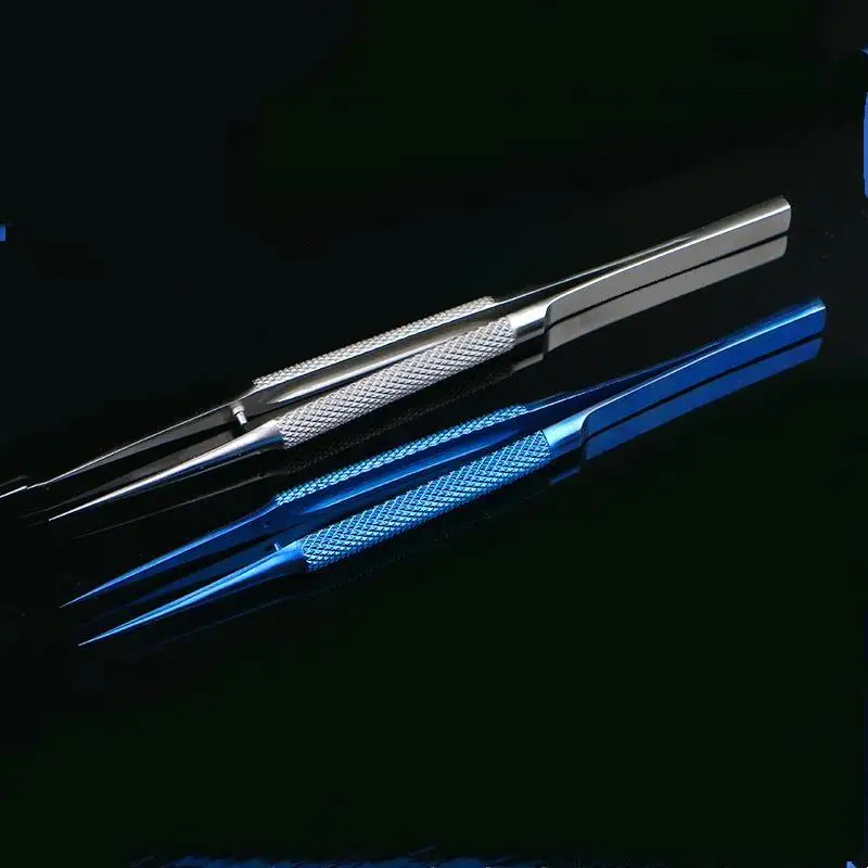 14cm Titan-Antimagnetische Spitze Gebogene Pinzette Professionell für Handy-PCB- und Smartphone-Reparaturarbeiten – Detail 6