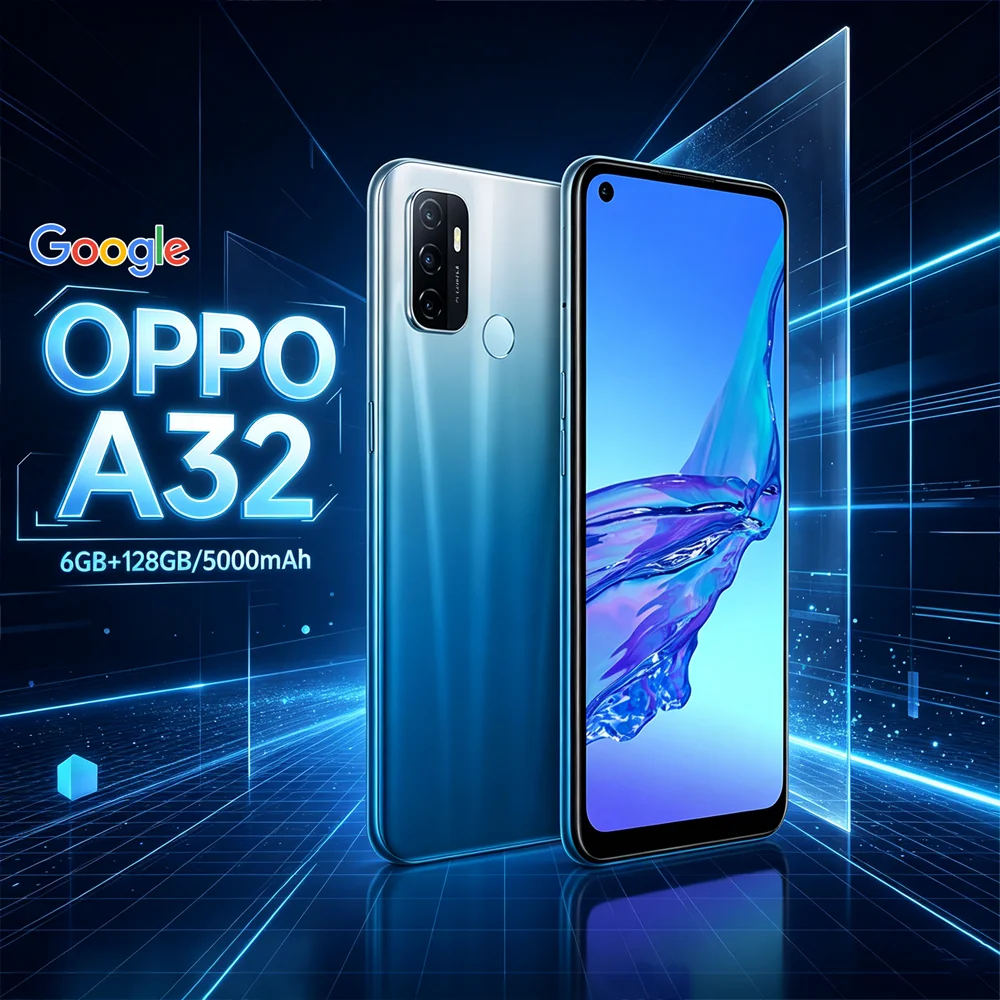 Oppo OPPO A32 5G fashion smart phone 6GB+128GB/6.5-inch rear fingerprint unlock/5000mAh long battery life mobile phone -GH2 - Aliexpress Deal