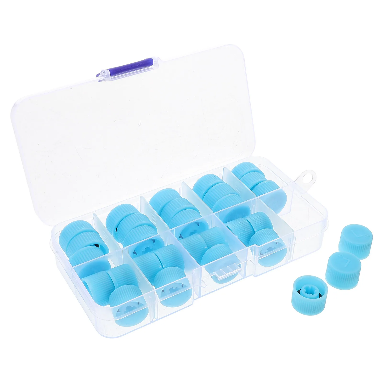 

30 шт. колпачков для клапанов автомобильных кондиционеров, комплект защитных колпачков для клапанов кондиционеров для автомобилей, грузовиков, морского транспорта, аксессуары для обслуживания и защиты кондиционеров