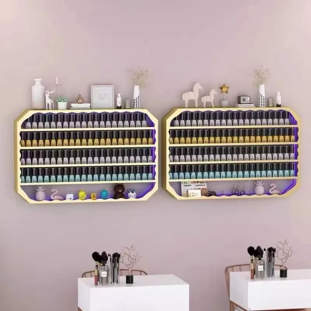 Nail Art Display Stand  Wall Mount for Nail Polish Storage in Nail Salons