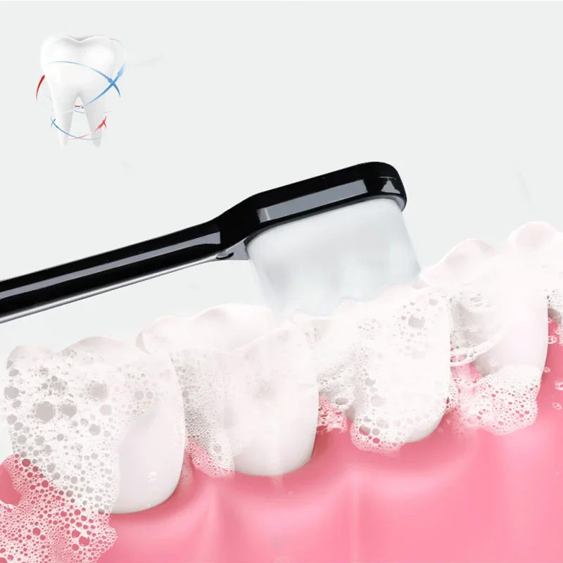 Ultra-fine Soft Toothbrush Million Nano Bristle Adult Tooth Brush Teeth Deep Cleaning Portable Travel Dental Oral Care Brush