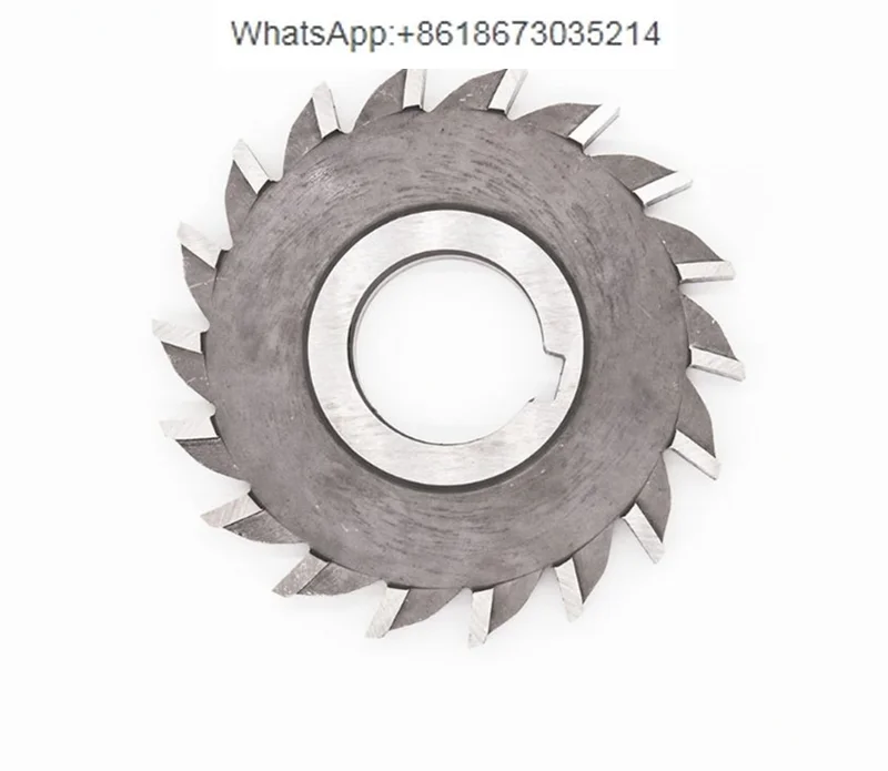 200x12x32x32 Super-hard High-speed Steel Straight Tooth HSS Three-sided Edge Milling cutter White Steel Saw Blade Disc