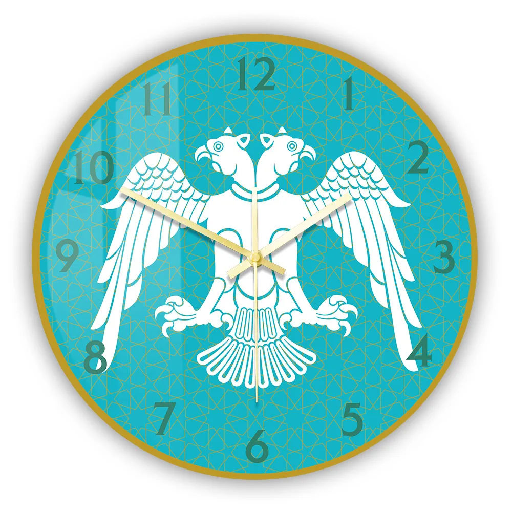 

Seljuks Turkic States Double Headed Eagle Eagle Clock Turkish Dynasty Home Decor Resurrection Osman Son Of Ertugrul Wall Clock