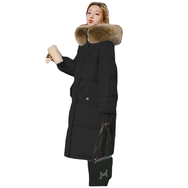 Down Medium and Long Models Large Size Ladies Lax Coat Appears Thin Thickened Jacket Coat New  Winter Coat  Coat  Winter  Women