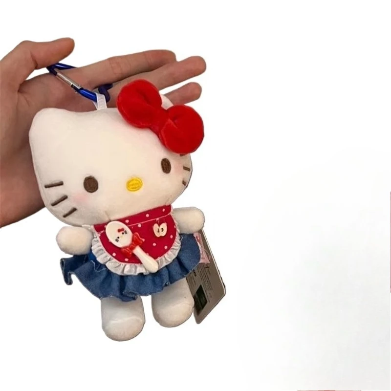 13 cm/5.12in Hello Kitty Katoen Pluche Pop Rugzak Hanger Cartoon Knuffels Kawaii Accessoires Randapparatuur Collectible Geschenken