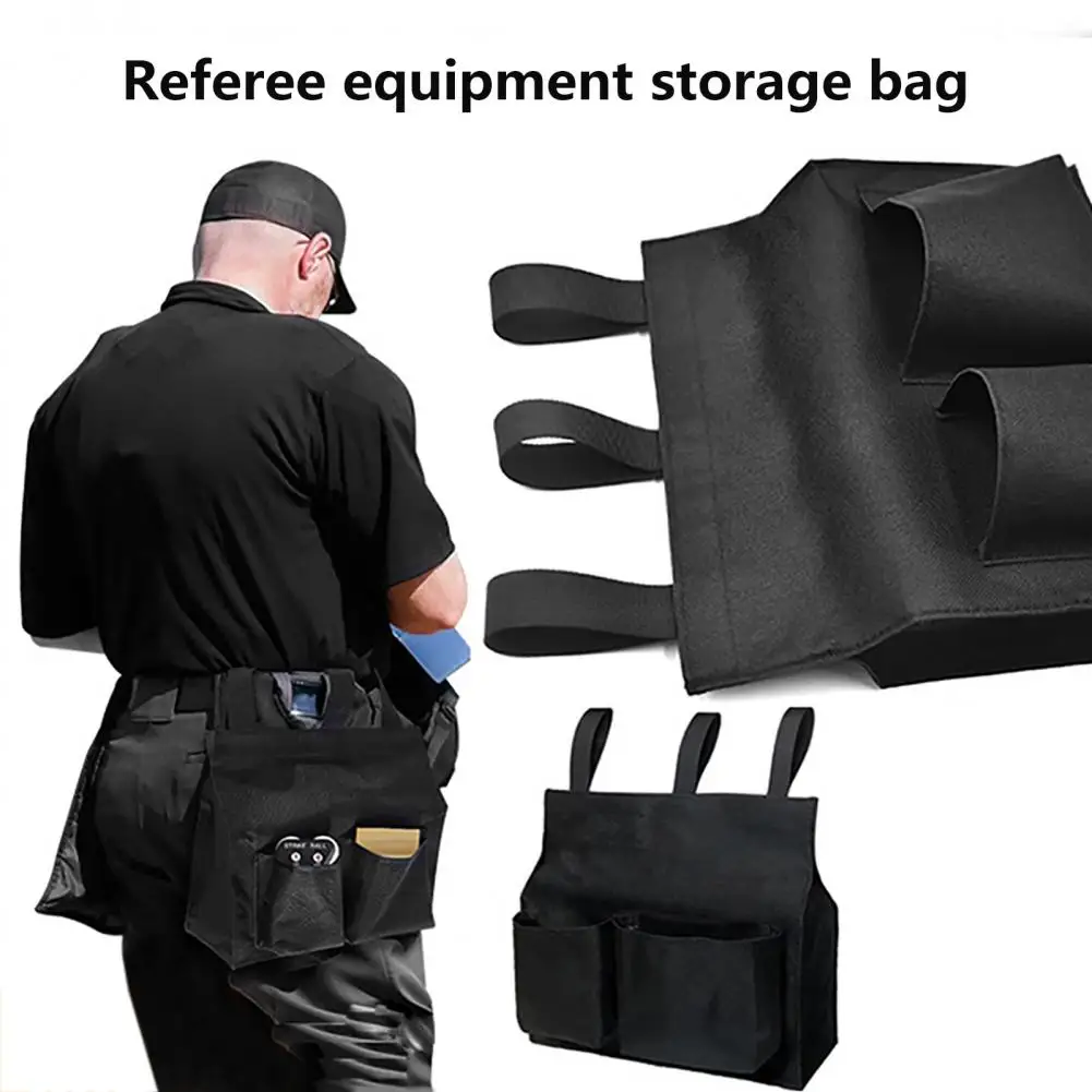 

Referee Equipment Bag Wear-resistant Referee Bag Golf Belt Storage Pouch for Equipment Oxford Cloth Baseball Golf for Referees