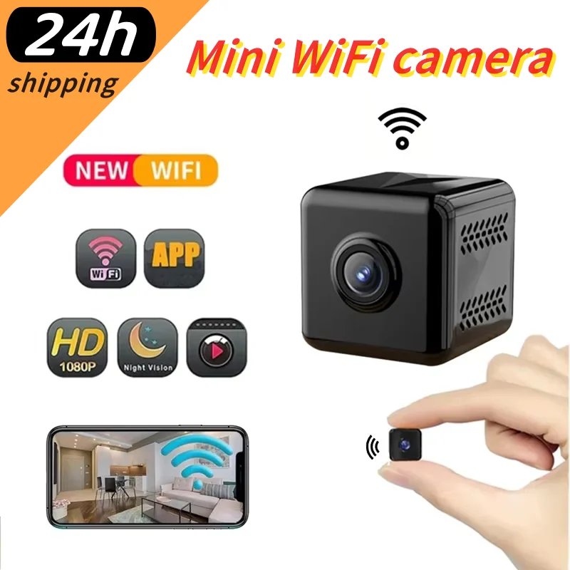 

1080p Mini Camera Home Small Wireless Wifi Cameras Outdoor Upgraded Motion Detection Security Alerts Night Vision Camera