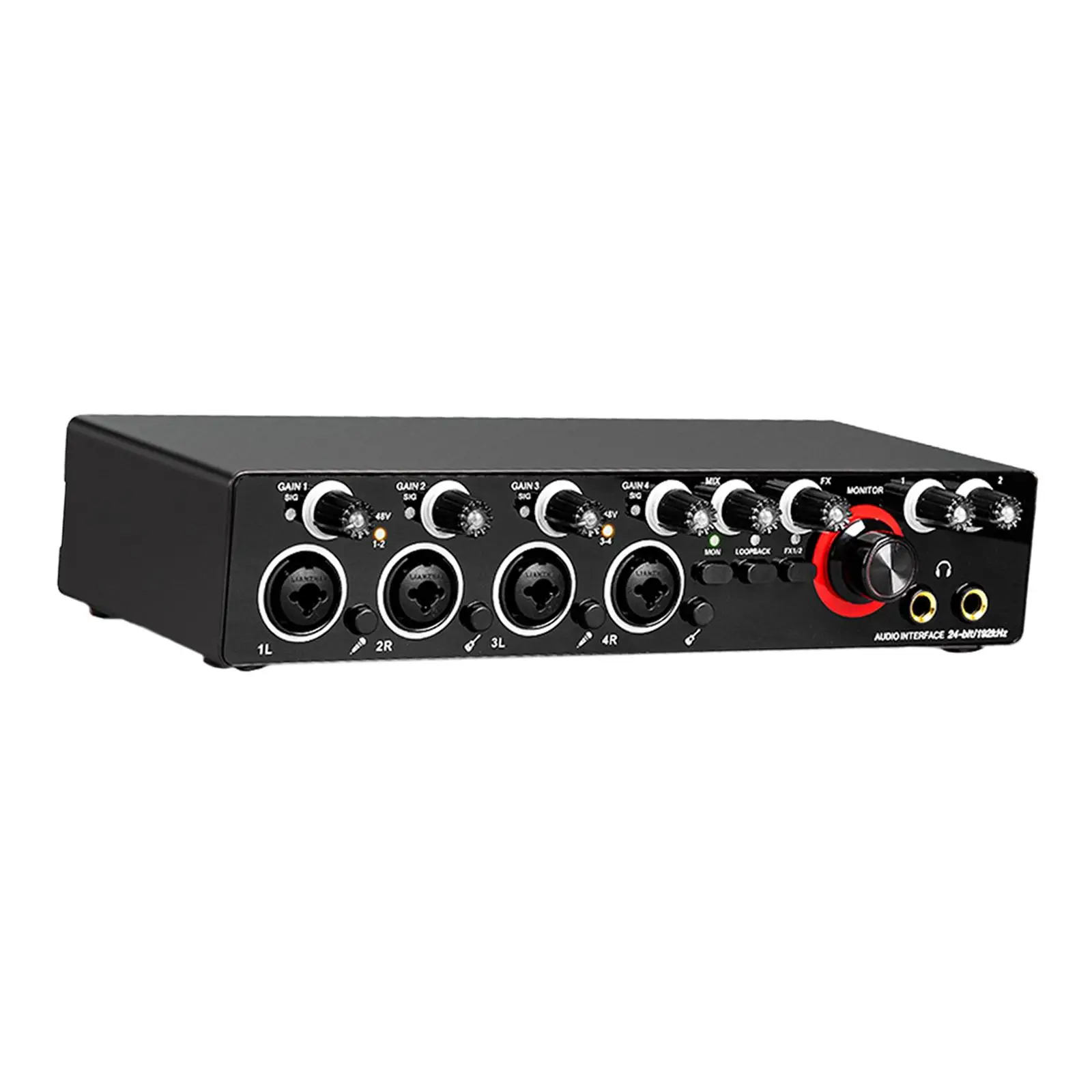 External Sound Card USB Audio Interface for Audio PC Laptop Recording Gaming