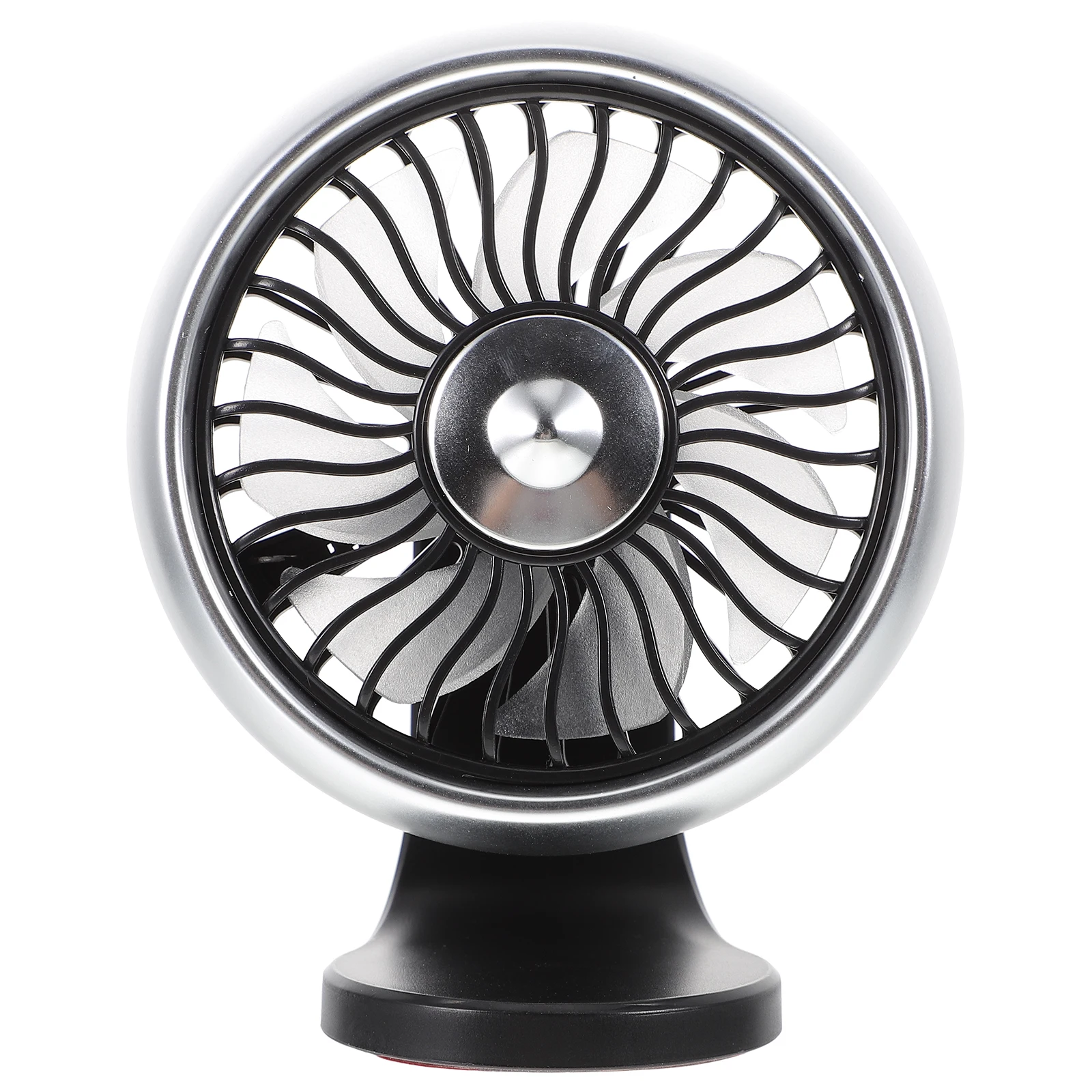 

Car Fan Silent Mini Air Conditioner ABS USB Cooling Fan for Home Office Vehicle Accessories Adapter Compatible