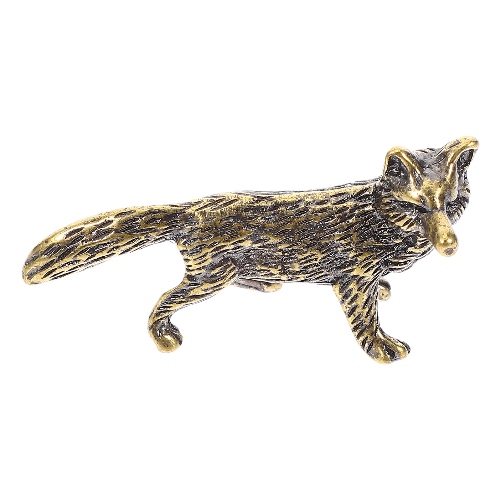 

Decorative Brass Craft Mini Animal Golden Desktop Ornament Retro Style Gold Decor Home Office Room Decor