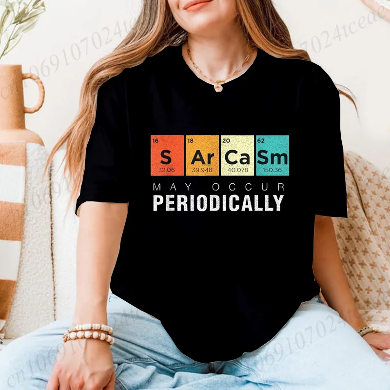 Chemistry Sarcasm Periodically Periodic Table Science Gift Tee 