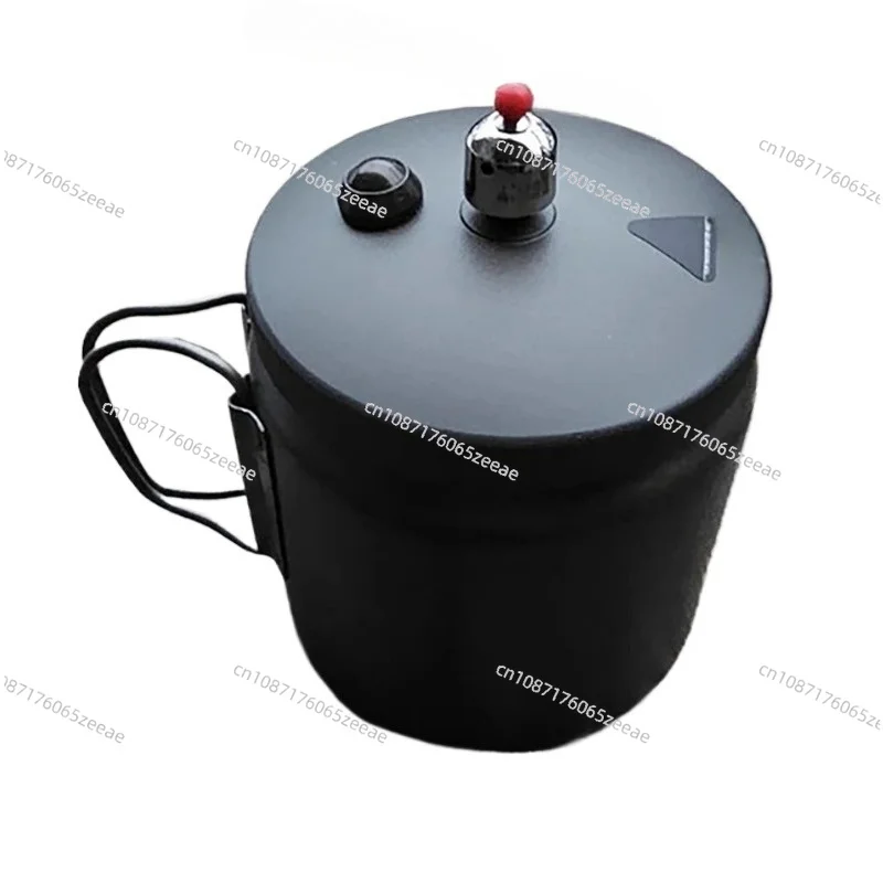 1015ml Mini Outdoor Pressure Cooker Hard Anodized Aluminum Alloy Portable Cookware For Camping Hiking Picnic Travel Cooking Pot