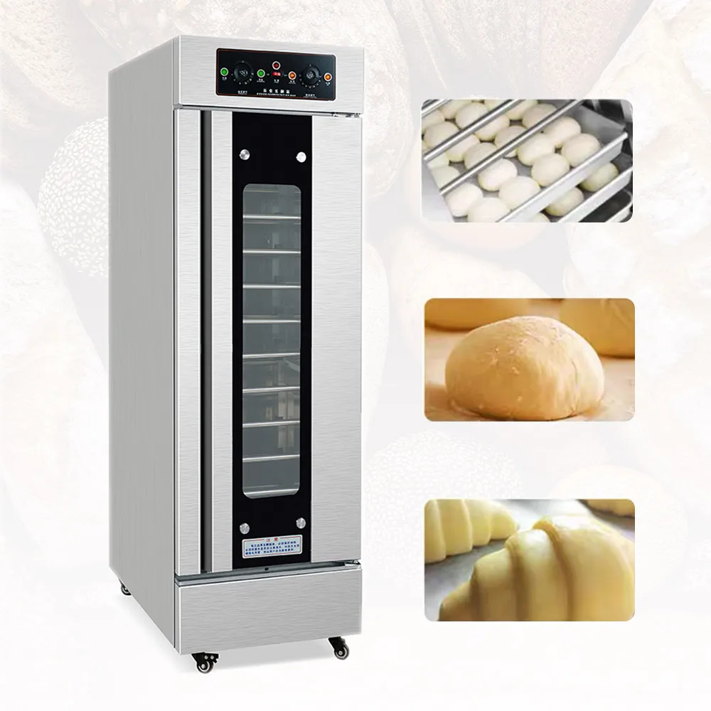 الكهربائية الخبز العجين الثلاجة Proofer معدات المخابز التجارية 13 16 32 36 صواني صندوق التخمير #3