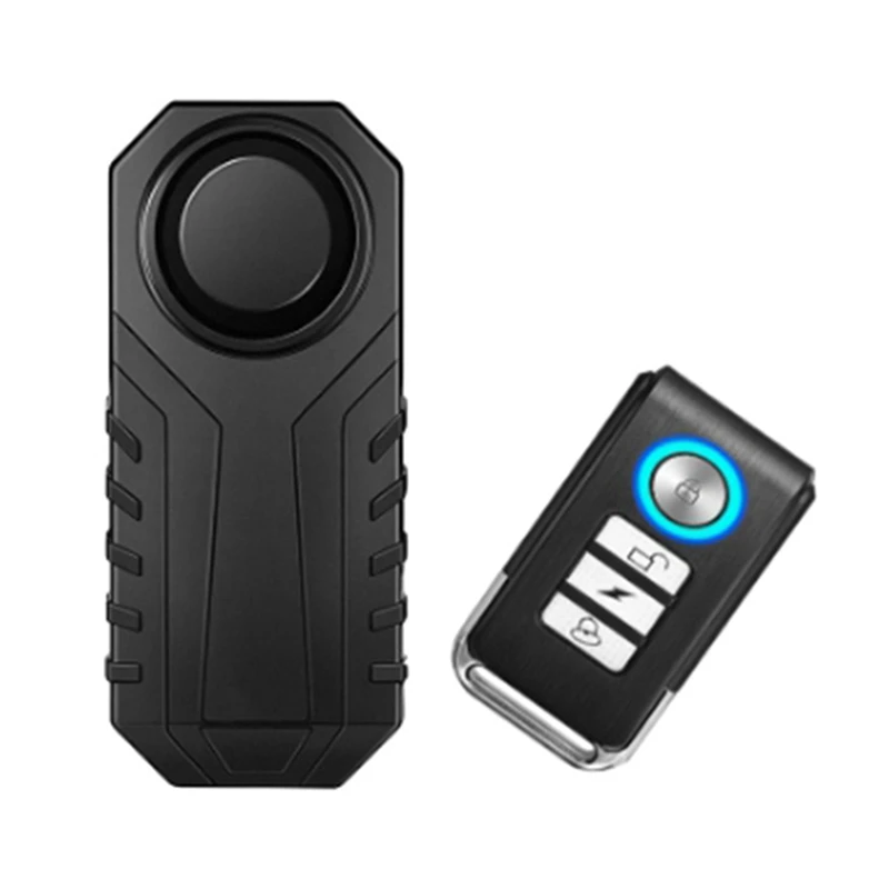 USB Charge Bicycle Vibration Alarm Waterproof Motorcycle Electric Bike Alarm Remote Control Anti Lost Security Sensor