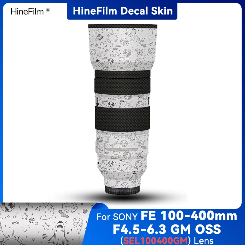 

SEL100400GM / 100-400GM наклейка на объектив скины 100400 обмотка на объектив для Sony FE 100-400 мм f/4,5-5,6 GM OSS Премиум наклейка на объектив