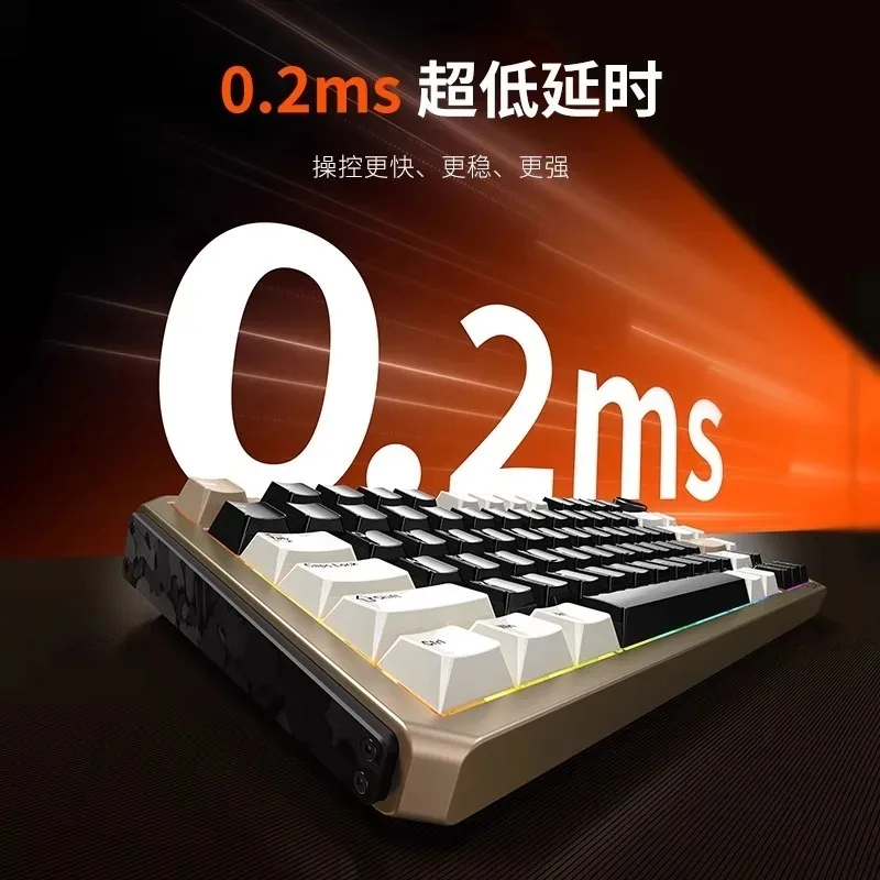 

DAREU A75HE Киберспортивная механическая клавиатура с магнитной осью, игровая магнитная нефритовая ось PRO, керамическая клавиатура из алюминиевого сплава, подарок