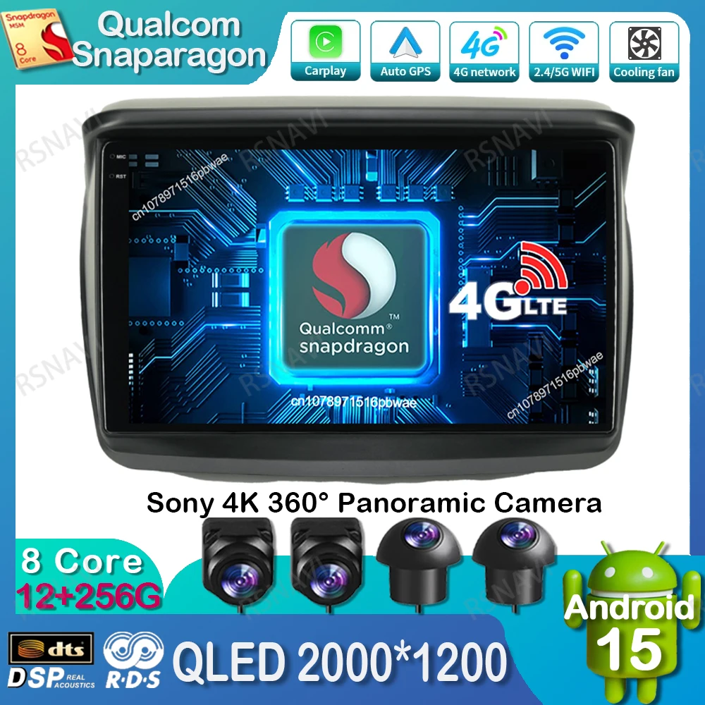 

Android 15 Car Radio For Mitsubishi Pajero Sport 2 2008 - 2016 L200 4 2006 - 2015 Autoradio Viedo Player Qualcomm Navigation BT