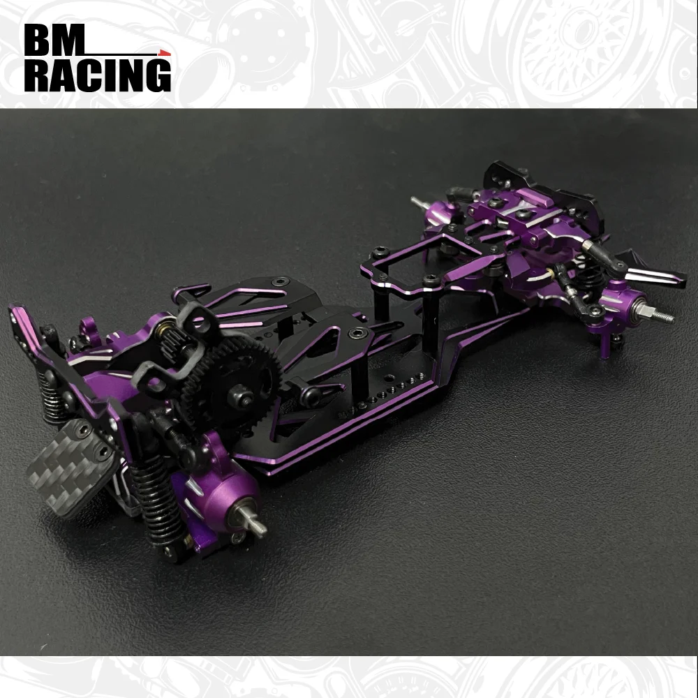 BMRX EVO Edition 1/24 RWD RC Drift Chassis Car Frame( Without wheels, electronics and body mount)