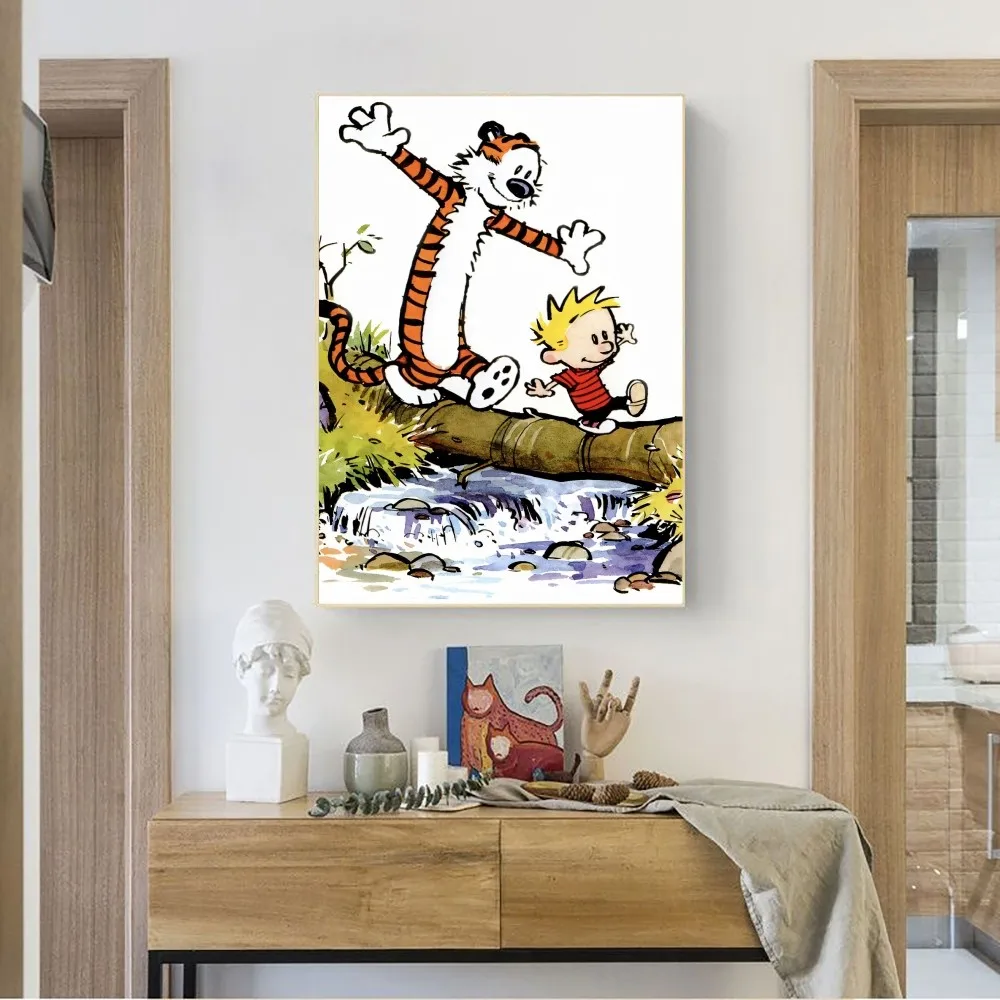 ملصق عتيق بدون إطار للحانة وغرفة النوم ، لوحة فنية جدارية ، ملصقات كرافت للدراسة وغرفة النوم ، C-Kraft و H-هوبز