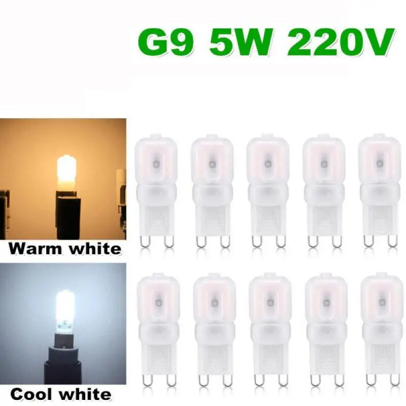 LED G9 Mais Birne Licht Dimmbare Lampe 220V Transparente Abdeckung Birne Lampe Perle Für Wohnzimmer Schlafzimmer Nacht Aisle schrank Studie