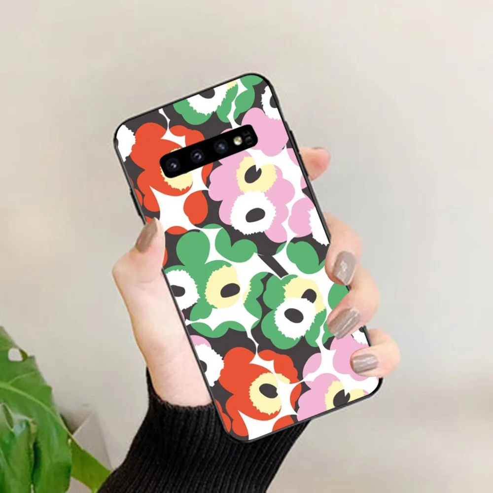 Poppies Art Flowers Phone Case For Samsung S 9 10 20 21 22 23 30 23plus lite Ultra FE S10lite Fundas