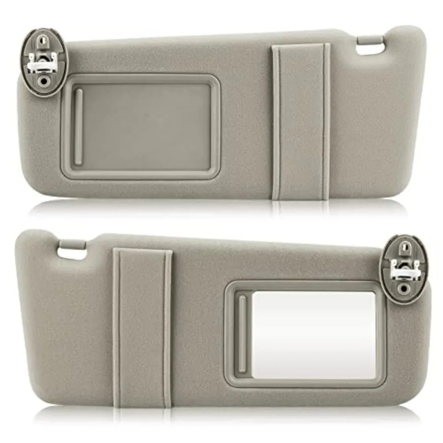 

Left and Right Sun Visor with Light for 2009-2016 Toyota Venza with Sunroof, Driver and Passenger Sides Sunvisor Replacement 74