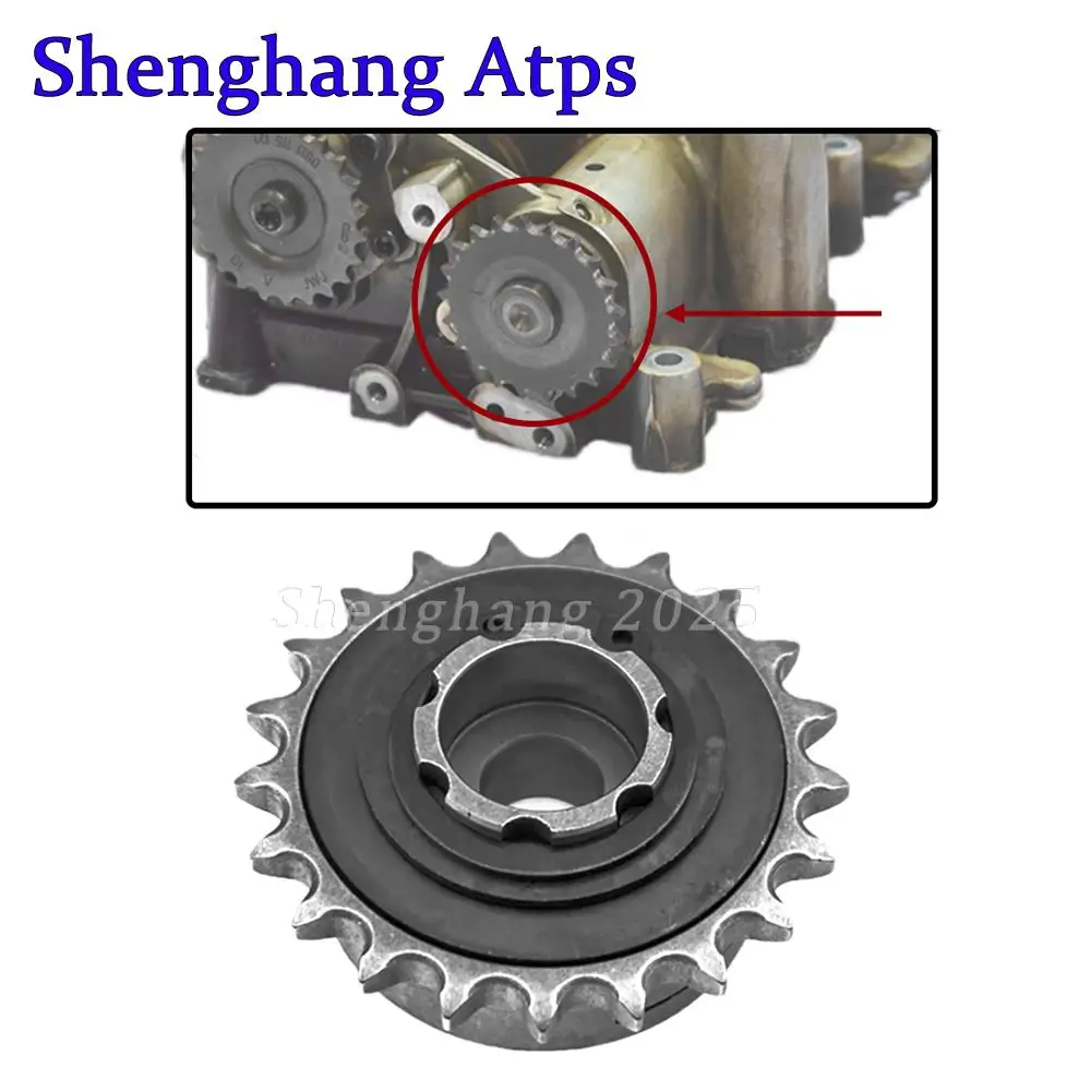 Zestaw łańcucha zębatki wałka wyważającego pompy oleju 06F115230 06B115130C 06F105243C do Audi 	 A3 S3 Quattro A4 A6 TT VW Golf Plus 2.0 TFSI — zdjęcie 6