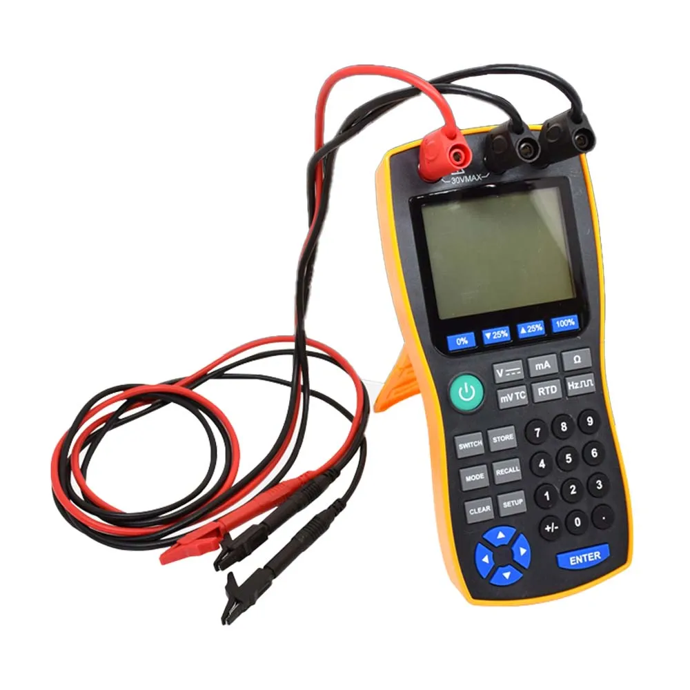 Handheld Adjustable Current Voltage 8 Thermocouples 3 Hot Thermal Resistance RTD Analog Signal Generator