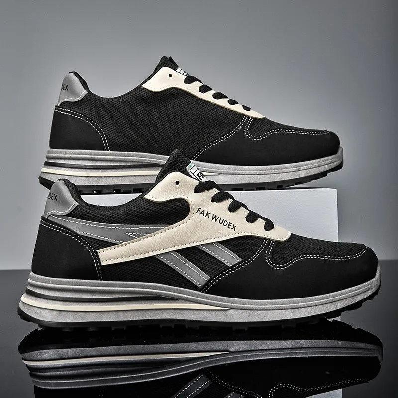 

New Men's shoes for spring autumn breathable sports shoes fashionable trendy simple comfortable versatile casual shoes