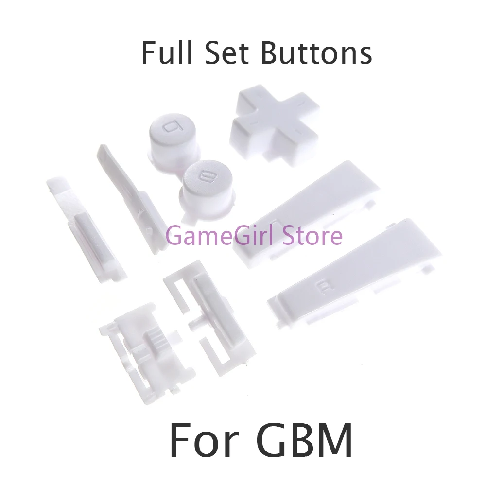 1set Full Set Buttons L R A B D-Pad Keys For Gameboy Micro GBM Game Console Replacement Kits