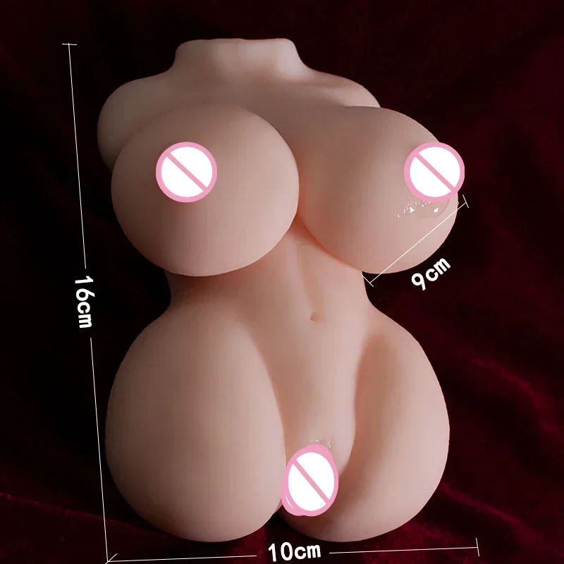 Mini muñeca sexual masturbador masculino Mini muñeca de amor realista Coño de bolsillo 3D realista texturizado Vagina pechos suaves juguetes atractivos 18+