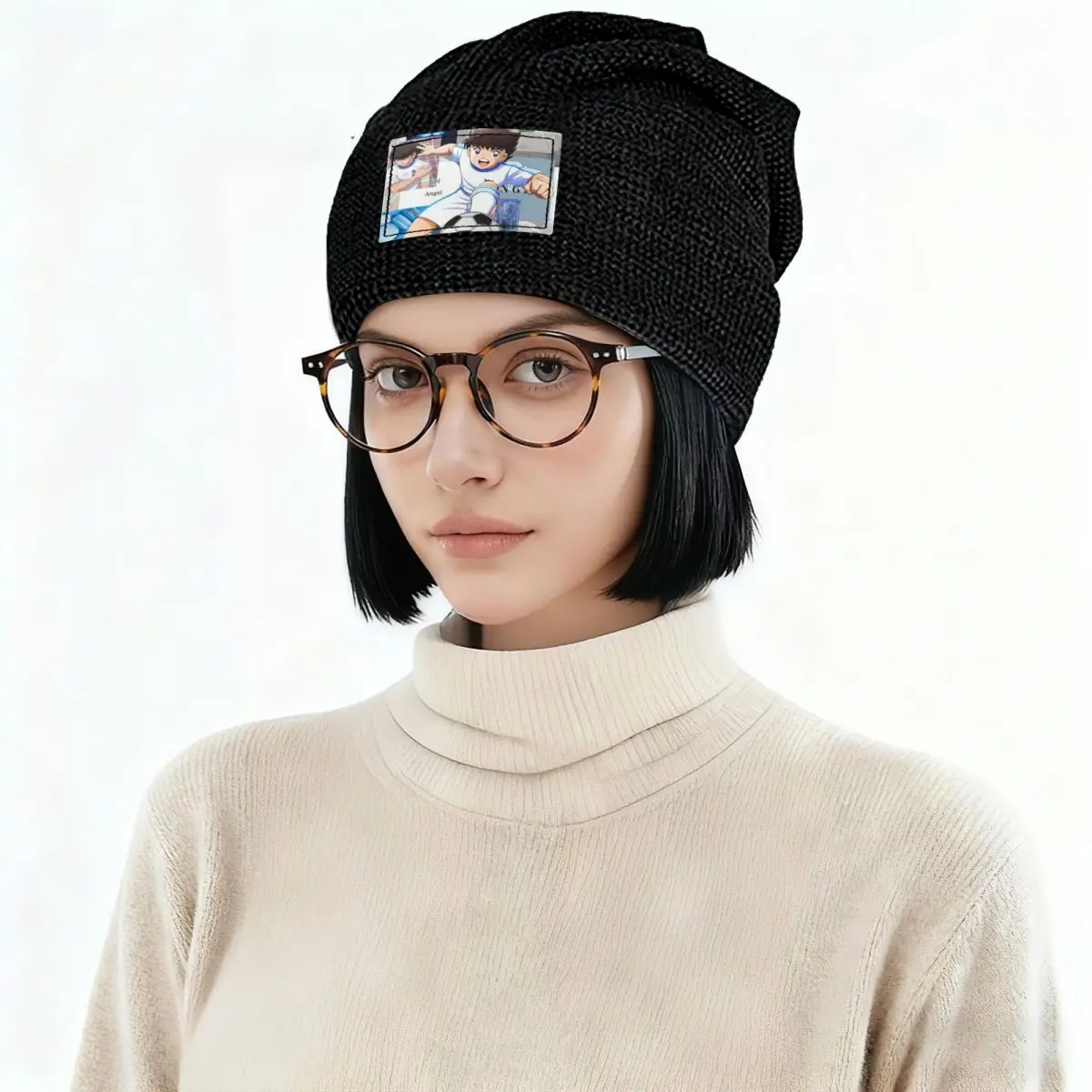 Ozora Oliver Atom Capitan Tsubasa Skullies Beanies Hats Warm Autumn Winter Outdoor Cap Fleece-Lined Bonnet Caps