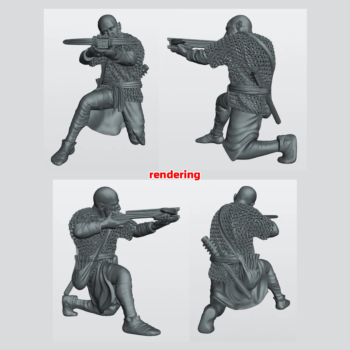 1/35 1/48 1/72 Maßstab Modellbausatz 3D Harz Miniatur-Soldatenfiguren Spanische Armbrustkrieger des 11. Jahrhunderts Kreuzritterfiguren Diorama – Detail 7