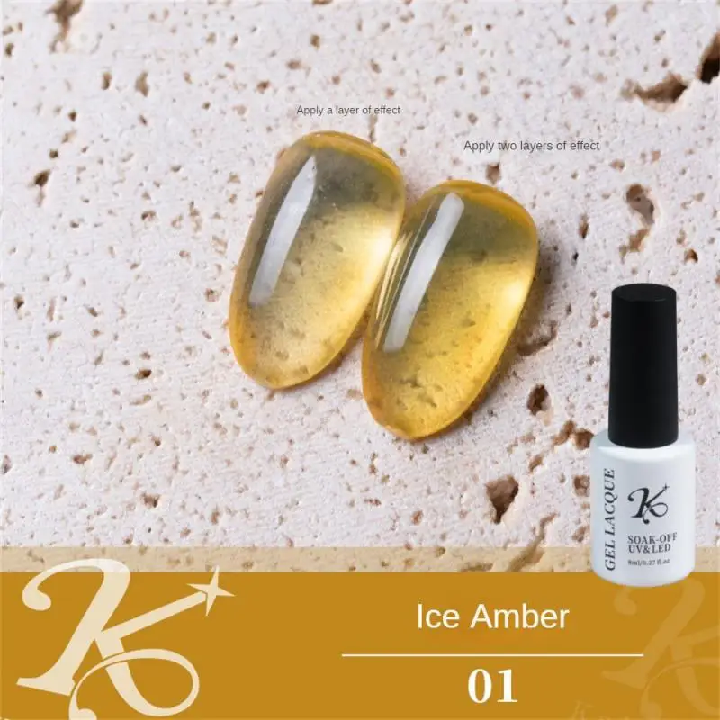 Amber Ice Quick-drying Elegant Professional-grade Nail Care Nail Care Essentials Must-have Fashionable Long-lasting Luxurious