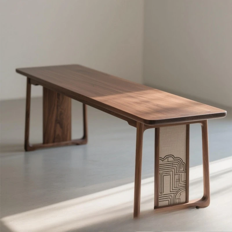 Song-style aesthetic tea table New Chinese-style tea table and chair combination office tea room