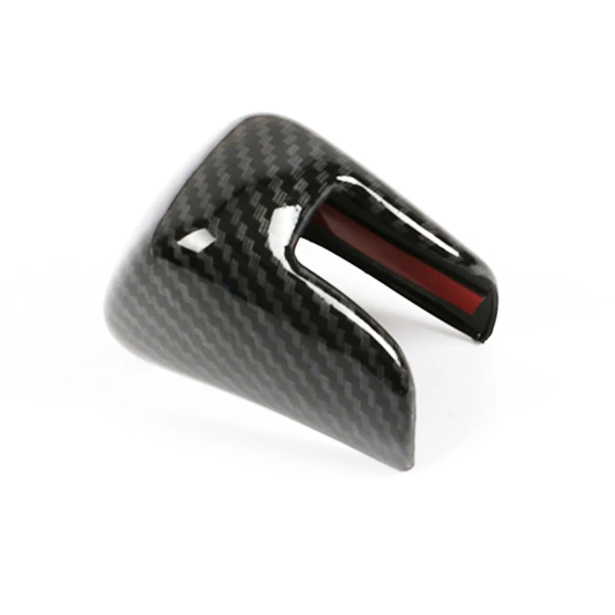 

For Honda CRV CR-V 2023 2024 Center Console Gear Shift Knob Cover Trim Interior Accessories - ABS Carbon Fiber