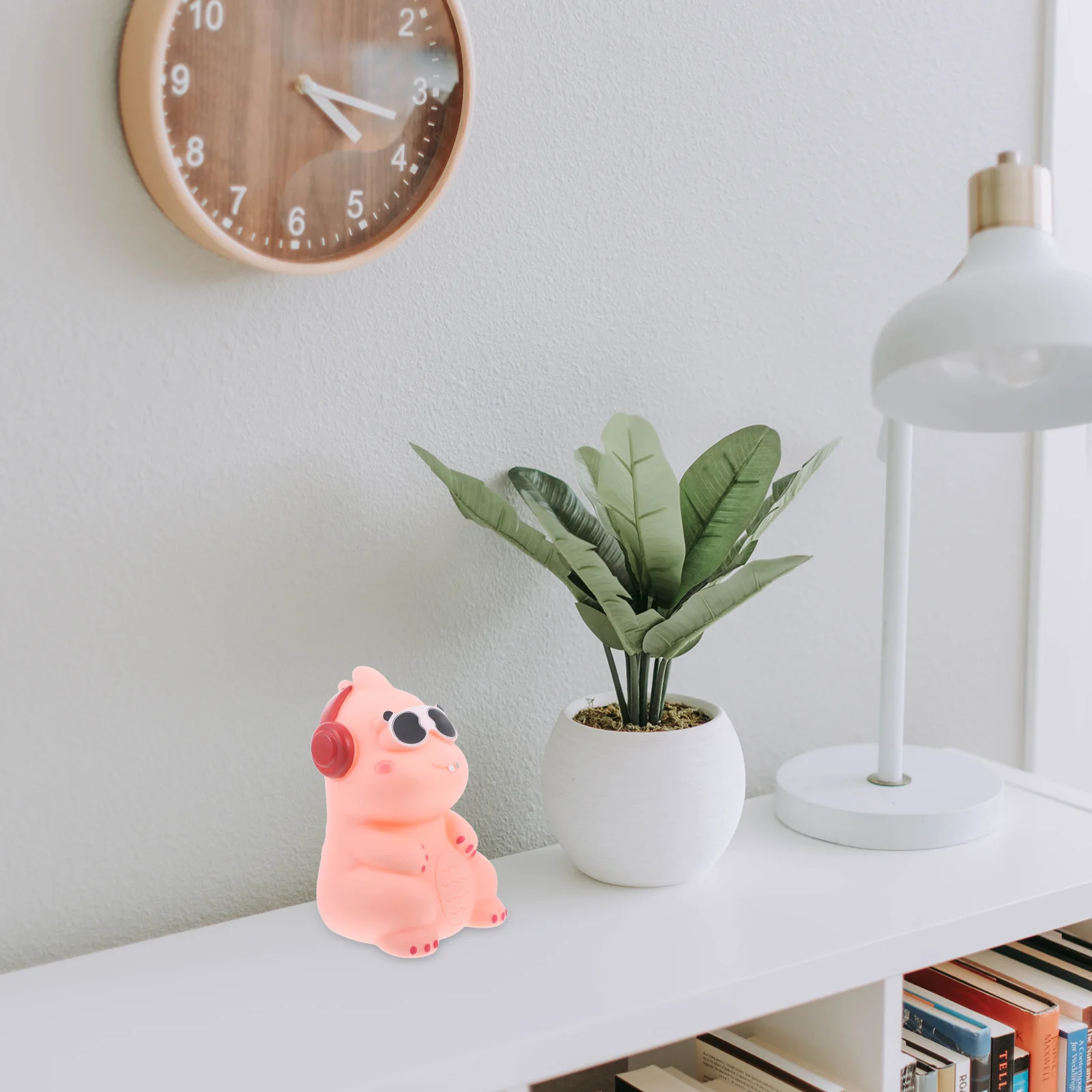 

Dinosaur Shaped Piggy Bank Vinyl Money Pot Desktop Coin Box Cute Cartoon Savings Bank for Kids Girls Boys Birthday Gift