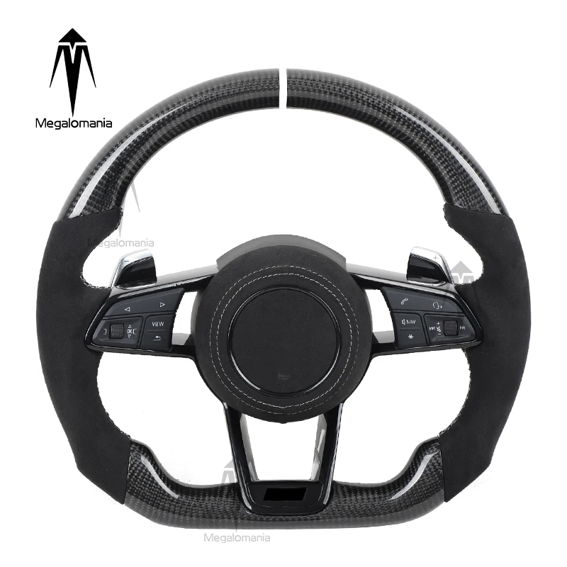 

Совершенно новый руль автомобиля из углеродного волокна для Audi S RS A3 A4 B8 B9 A5 A6 A7 C8 A8 D4 D5 D6 Q3 Q5 Q5 SQ5 RS3 RS4 RS5 RS6 RS7 R8