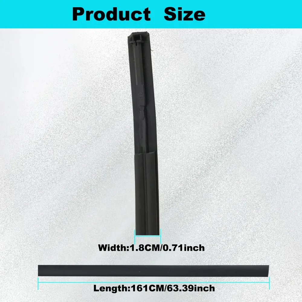 2Pcs Roof Top Trim Moldings For Toyota Yaris Hatchback 2014 2015 2016 2017 2018 755520D082 755510D132