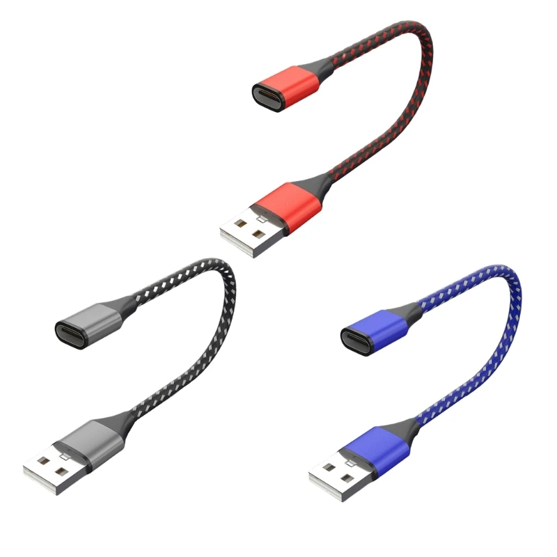 Przedłużacz USB C typ C żeński do USB 2.0 męski przedłużacz danych konwerter Adapter transferowy do telefonu Laptop