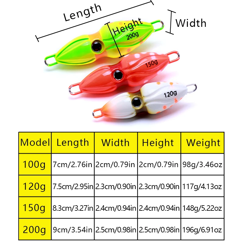 1 iron plate lead fish night light fake bait boat fishing for Tianya bait sea fishing boat fishing for biomimetic bait