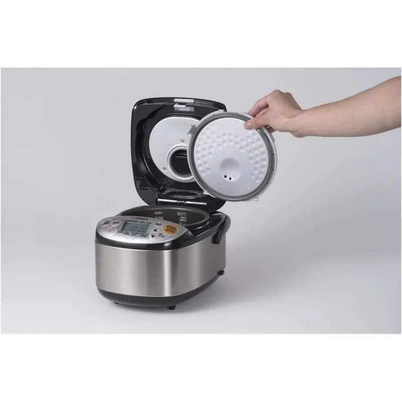 

(UUX)Micom 3-Cup Compact Size, Multiple Settings, Stainless Steel Made, Built-In Retractable Power Cord and Easy to Transport UQ