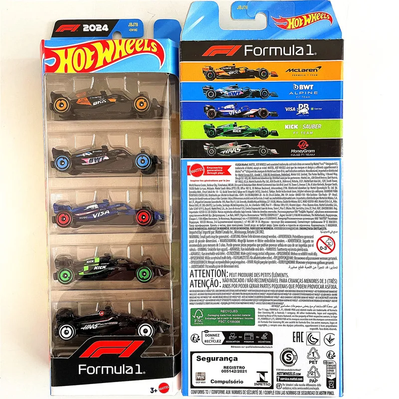 オリジナル-ホットウィール-x-フォーミュラ1-1-64-5パック-マネーグラム-ハース-f1チーム-キック-ザウバー-f1チーム-コレクタブルカー-おもちゃ-ダイキャストビークル-ギフト