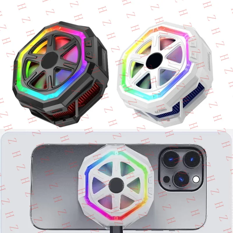 P+ Semiconductor Mobile Phone Coolers Radiator Heat Dissipation with LED Light
