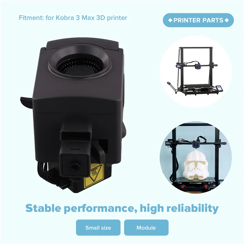 Para anycubic kobra 3 max compatível 1 conjunto módulo hotend-kobra 3 max-3d peças de reposição da impressora